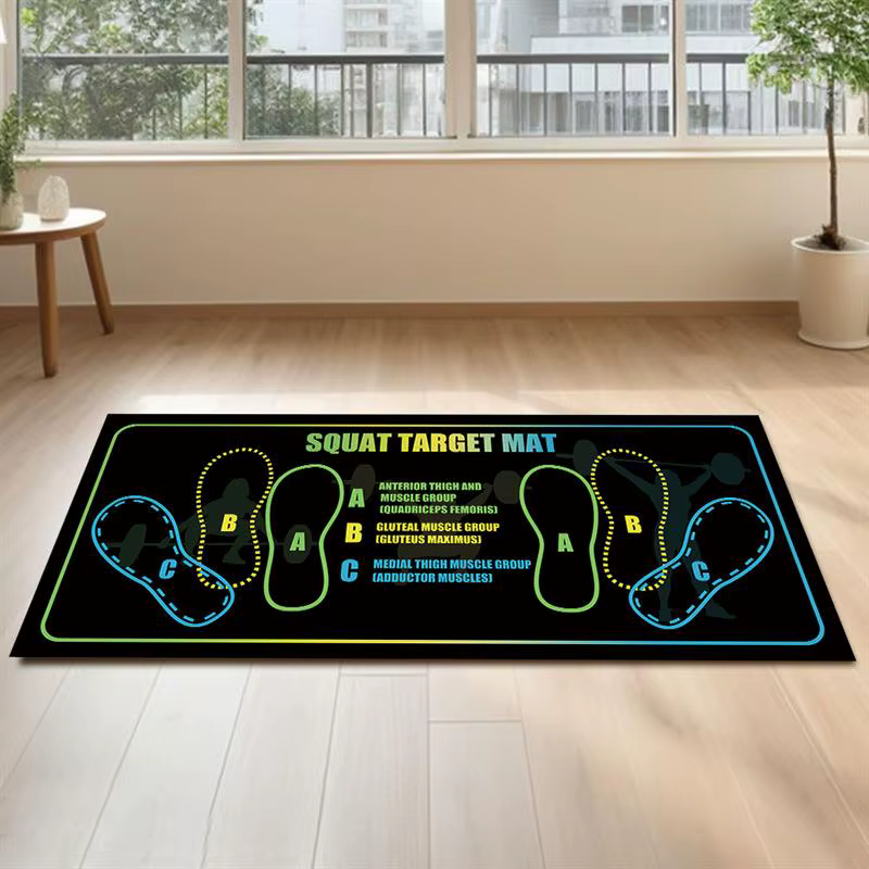 Ensemble de coussinets de squat antidérapants, tapis d'entraînement durables pour une utilisation à 