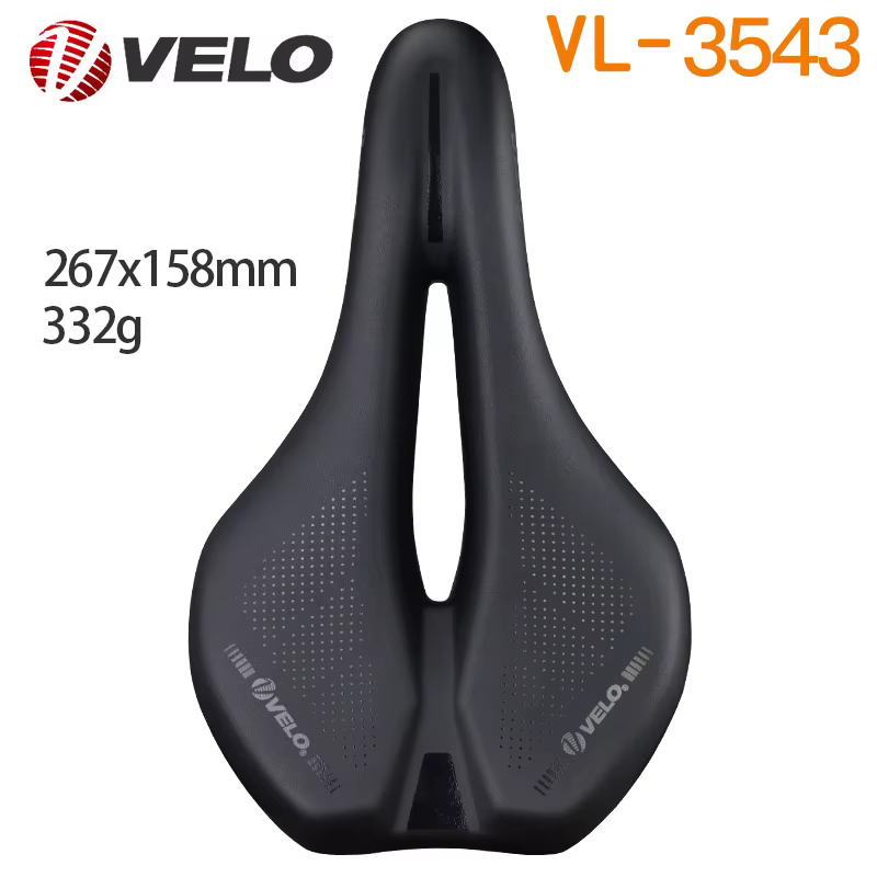 VELO VL-3543 selle de vélo route vtt vélo confortable absorption des chocs creux respirant léger 332
