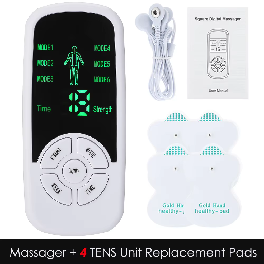 Stimulateur musculaire électrique, 6 Modes, Mini masseur de colonne cervicale, appareil de Massage m