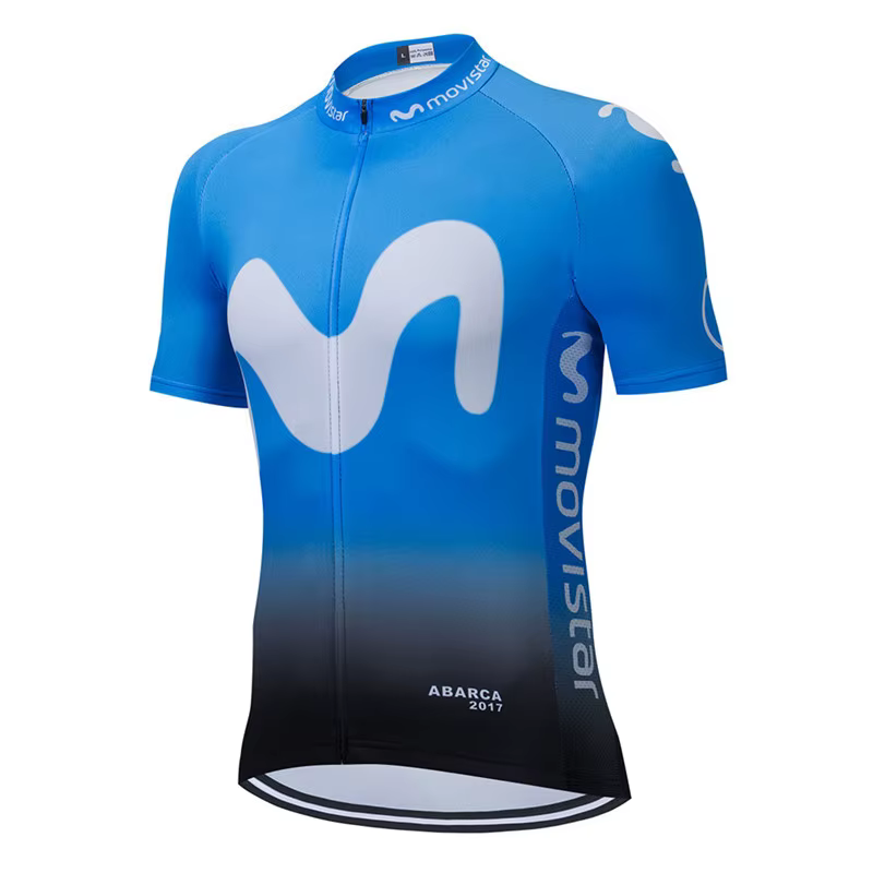 Maillot de cyclisme 2026 Movistar New Pro Team – Vêtements d'été respirants pour vélo – Tenue de cyc