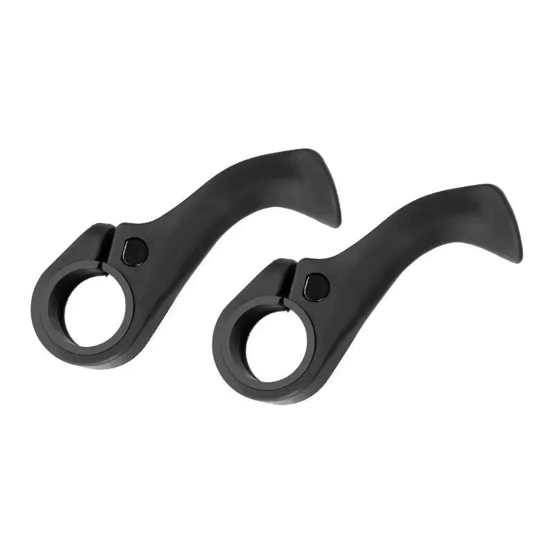Guidon de vélo de montagne, poignées noires, repose-Forse du pouce, confort et Absorption des chocs,