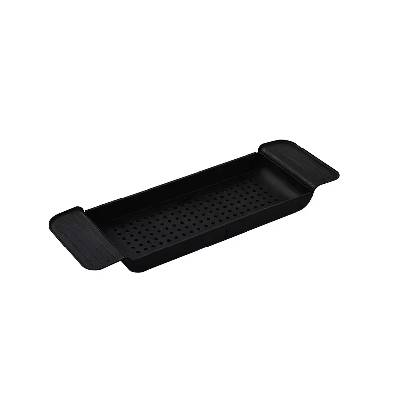 Étagère de baignoire extensible, plateau de baignoire de salle de bains, caddie de douche, support d
