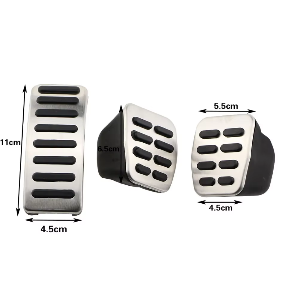 Coussinets de pédales de voiture pour Volkswagen Polo Amarok Beetle Jetta MK4 Bora Golf 4 Vento Skod
