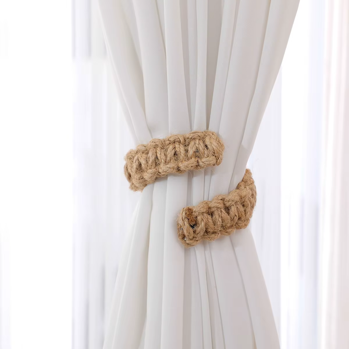 Embrasses de rideaux tressées, attaches de rideaux, corde de retenue de Style moderne pour chambre à