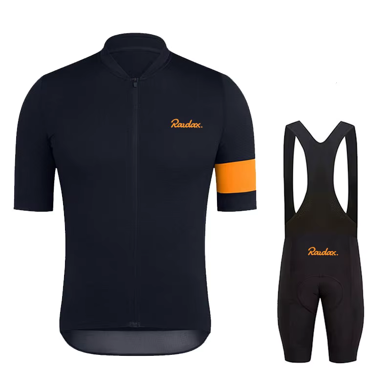 Raudax hommes à manches courtes cyclisme maillot ensembles Ropa Ciclismo Hombre été cyclisme vêtemen