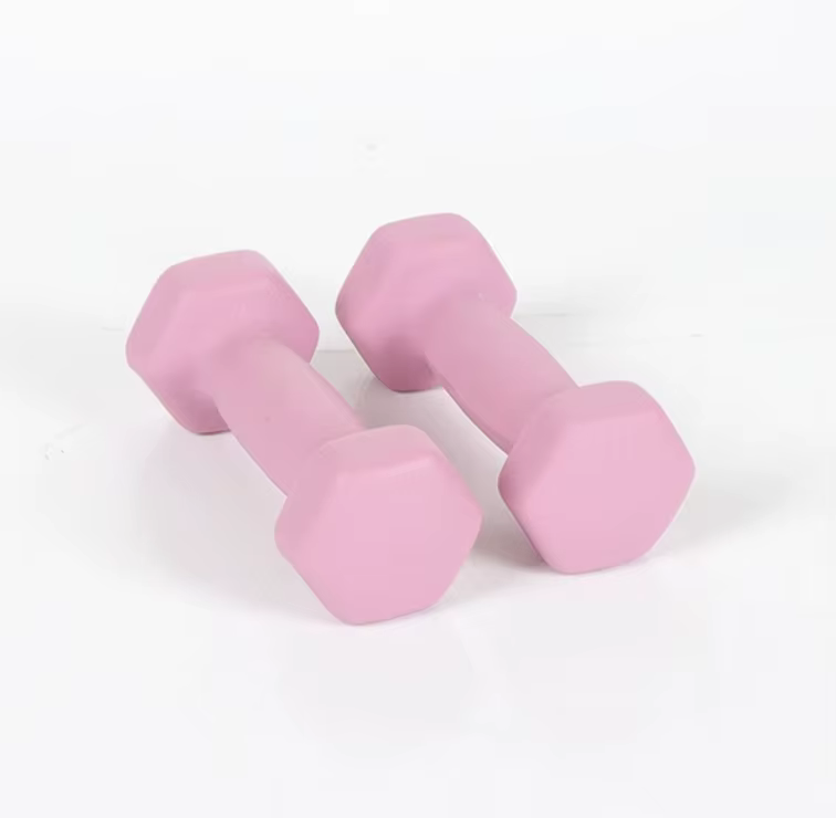 Arif Haltères hexagonaux couleur néoprène (lot de 2) 0,5 ~ 5 kg beauté féminine faite maison