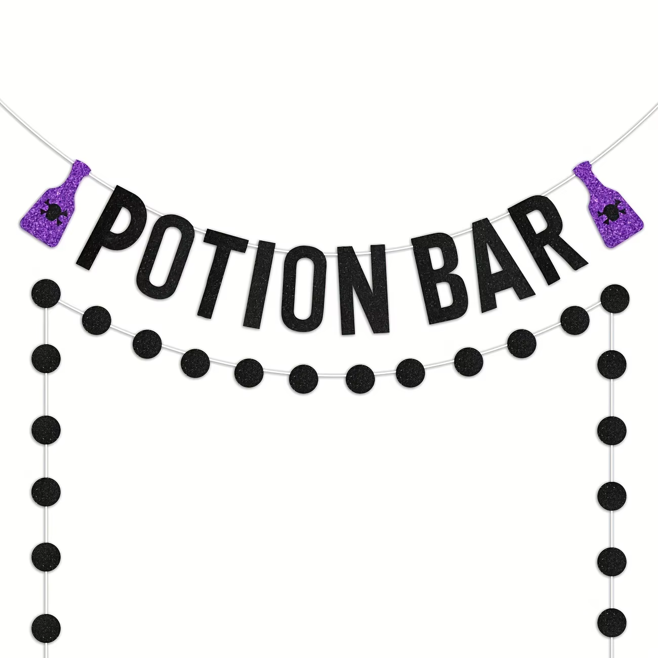 Bannière de barre de Potion, décorations de fête d'halloween pour adultes, choisissez votre bannière