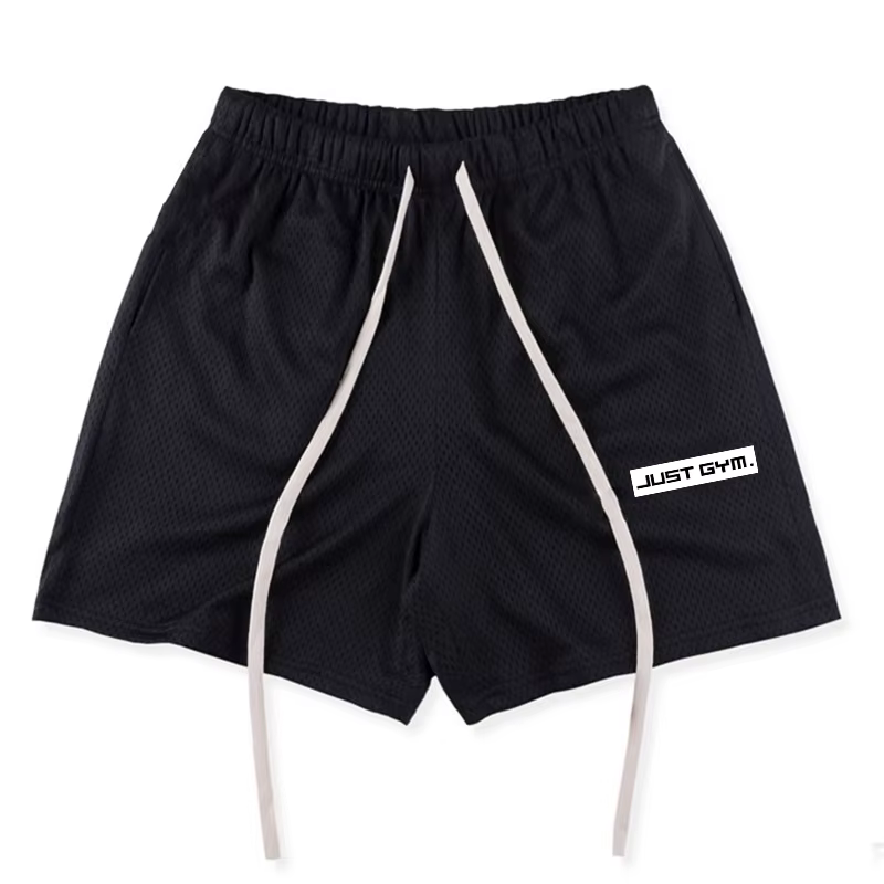 Short de Fitness respirant en maille légère pour hommes, pantalons décontractés de sport d'été