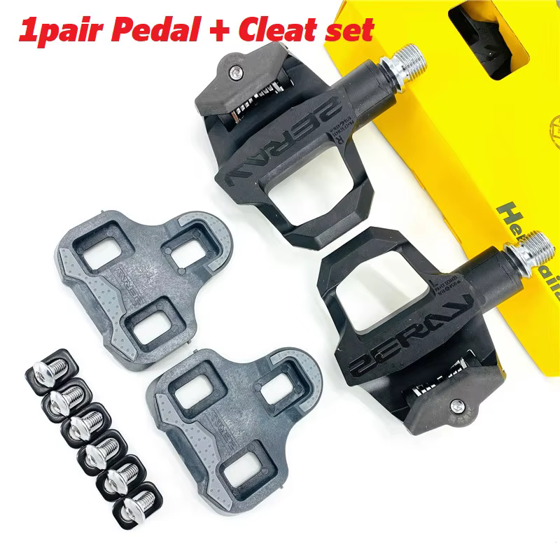 ZERAY-Pédale autobloquante ultralégère pour vélo de route, pédales en fibre de carbone, chaussures d