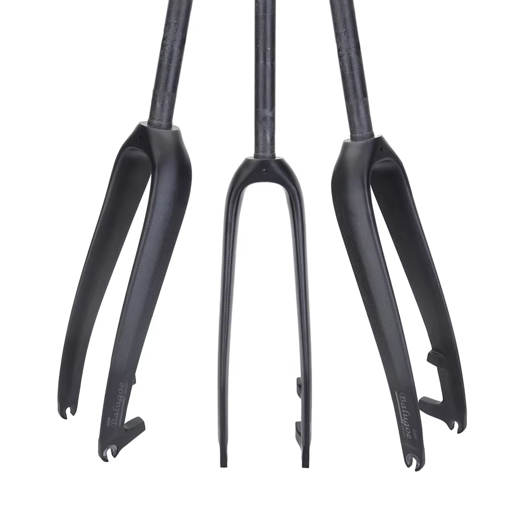 Fourche vtt fourche avant de vélo entièrement en Fiber de carbone fourche de vélo rigide 26/27.5 Tub