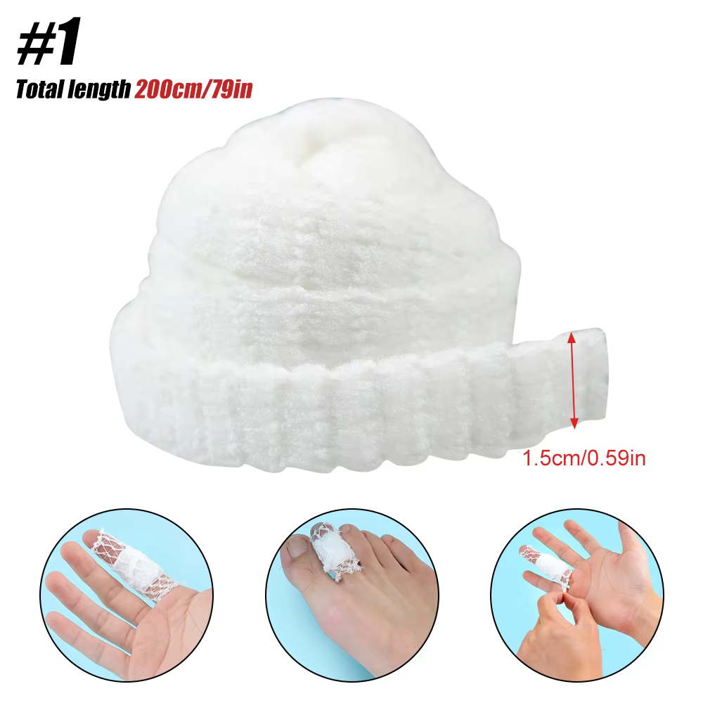 Bandage tubulaire en filet élastique, fixation de gaze, extensible et respirant, retenue pour pansem