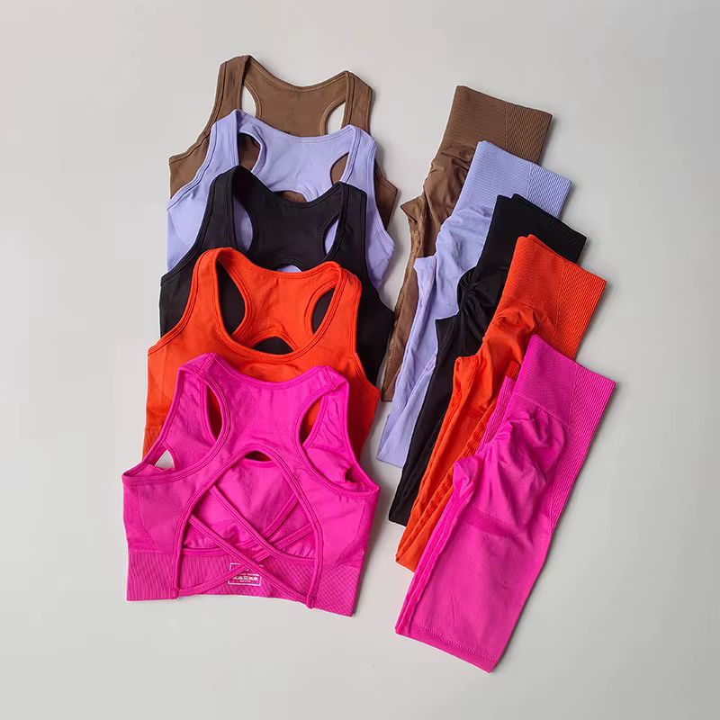 Survêtement pour femmes, ensembles de Yoga, Fitness, vêtements de sport, soutien-gorge + Leggings ta