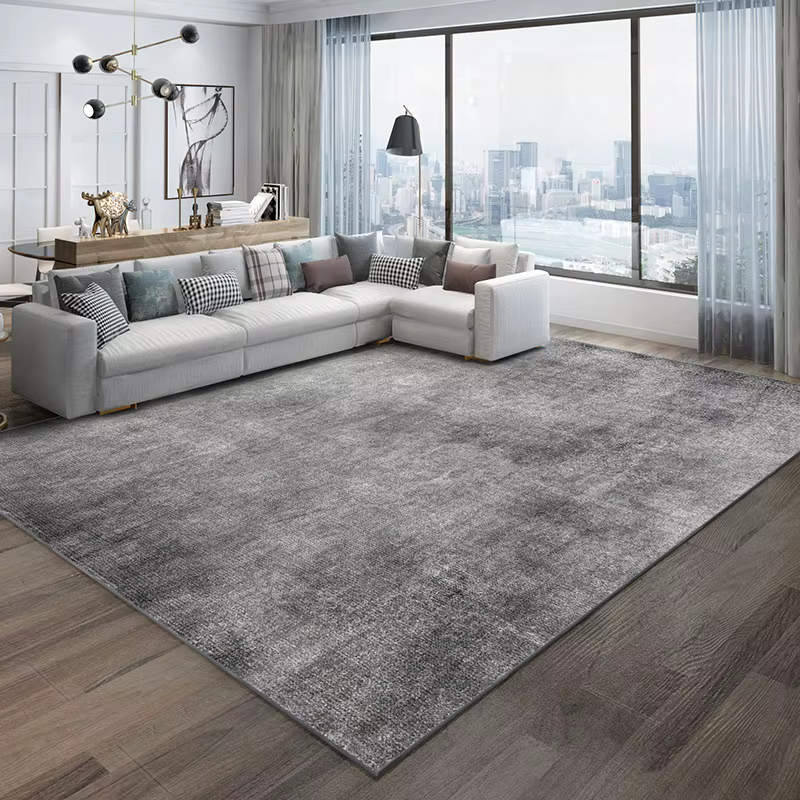 Tapis de documents solides minimalistes modernes, tapis de grande surface, salon, chambre à coucher,