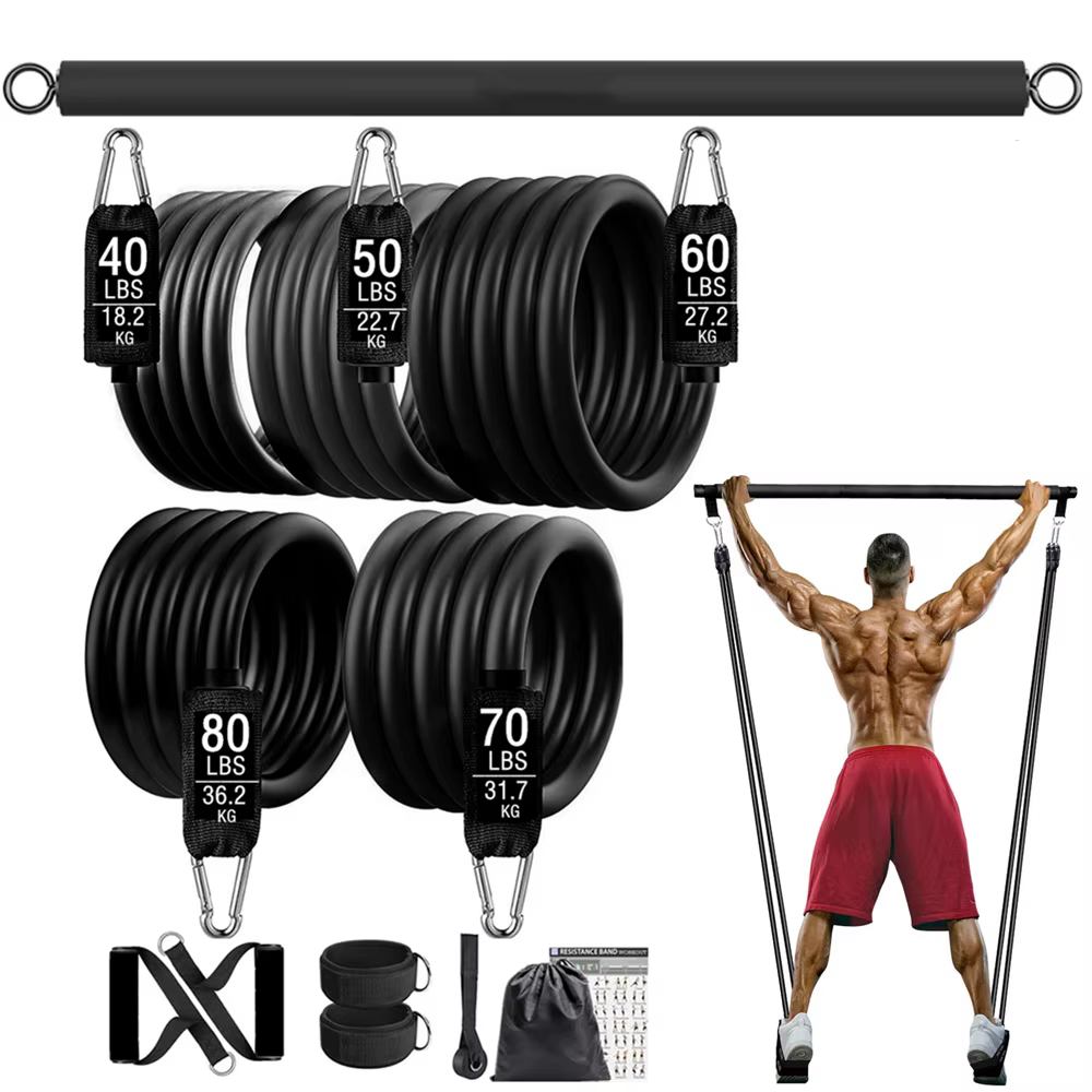 Bande élastique de résistance pour butin de Fitness, 300lb, entraînement pour l'entraînement à domic