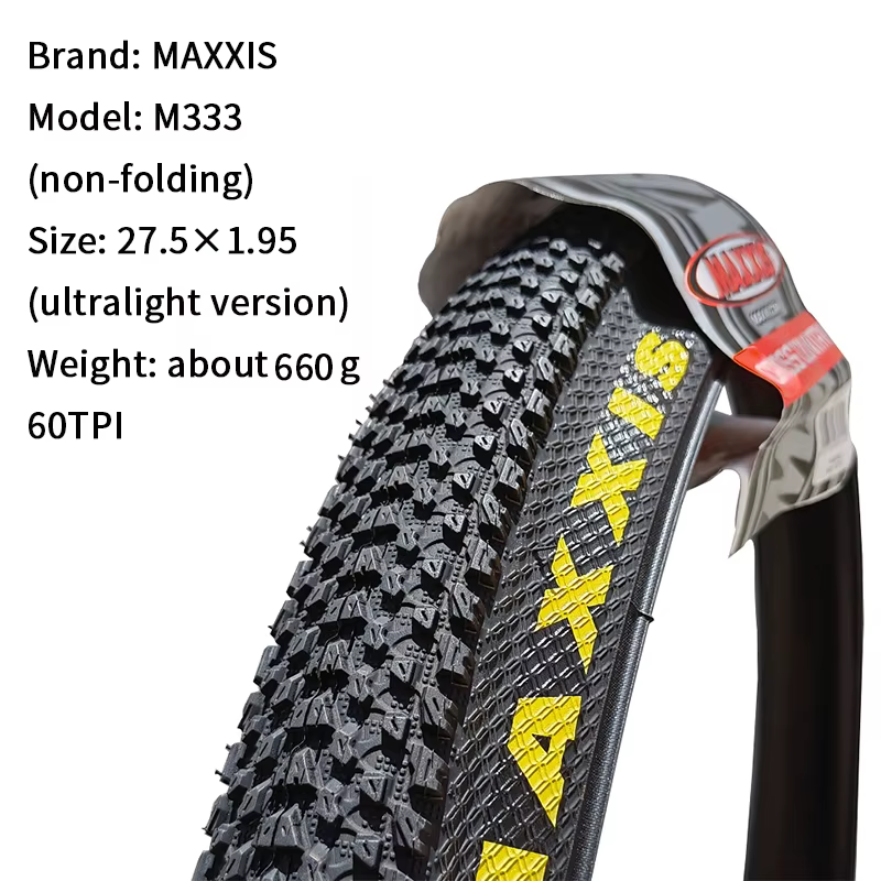 Maxxis M333 PACE vtt pneu de vélo 26*1.95 26*2.1 27.5X1.95 27.5x2.1 29x2.1 29er VTT pneu fil d'acier