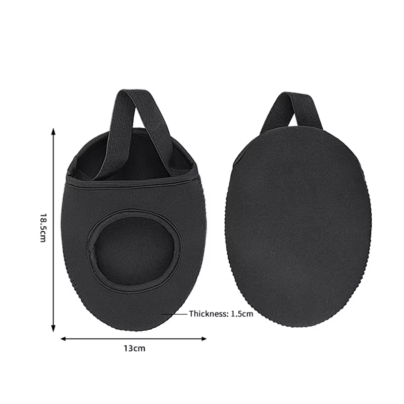 1 Paire de Couvre-Chaussures de Cyclisme Coupe-Vent Demi-Paume, Protège-Doigts pour Vélo de Route, S