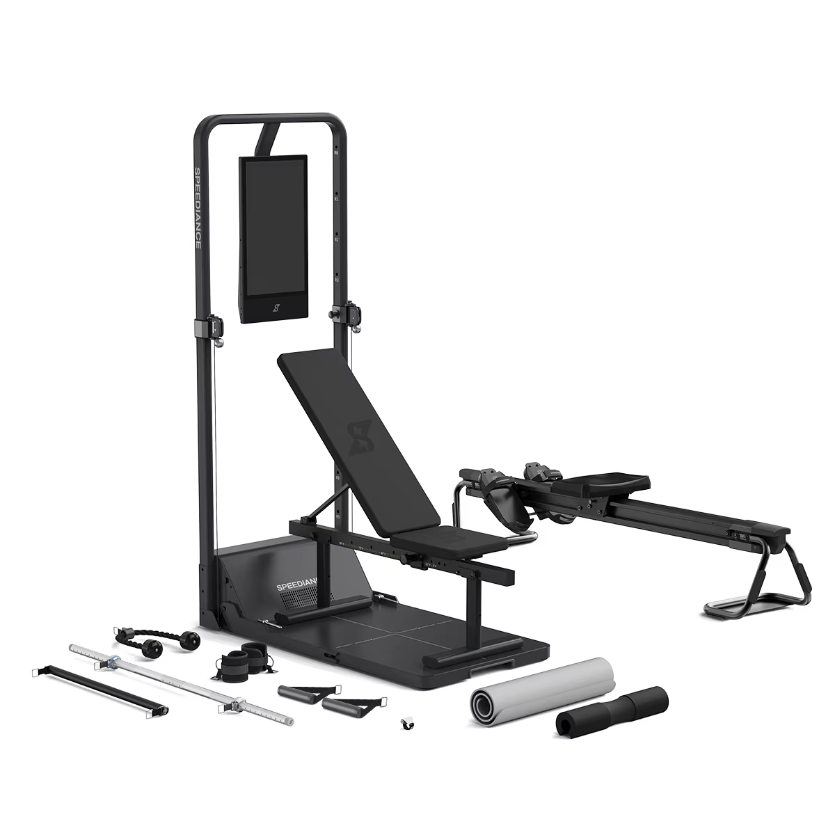 Appareil de fitness intelligent tout-en-un pour entraînement à domicile, machine de gym multifonctio
