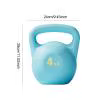 Haltères de Kettlebell remplis d'eau, Fitness, 4kg/6kg, poignée souple et antidérapante, entraîneur 