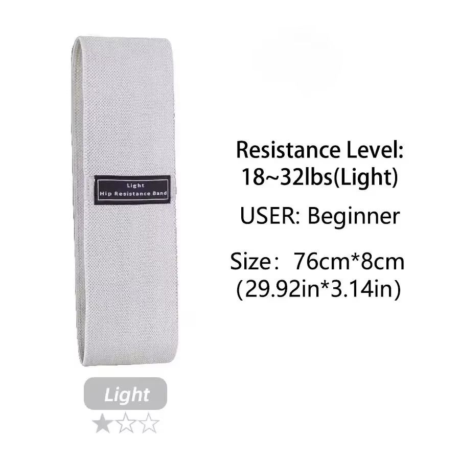 Bandes d'entraînement élastiques pour fessiers et cuisses, bandes de résistance en tissu pour butin 