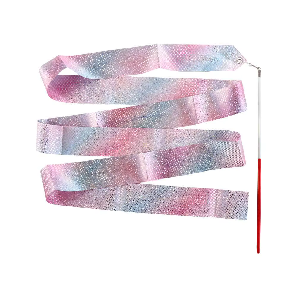 Ruban de danse 2M pour entraînement, avec étoile lumineuse, pour gymnastique, ballet et tournades, a