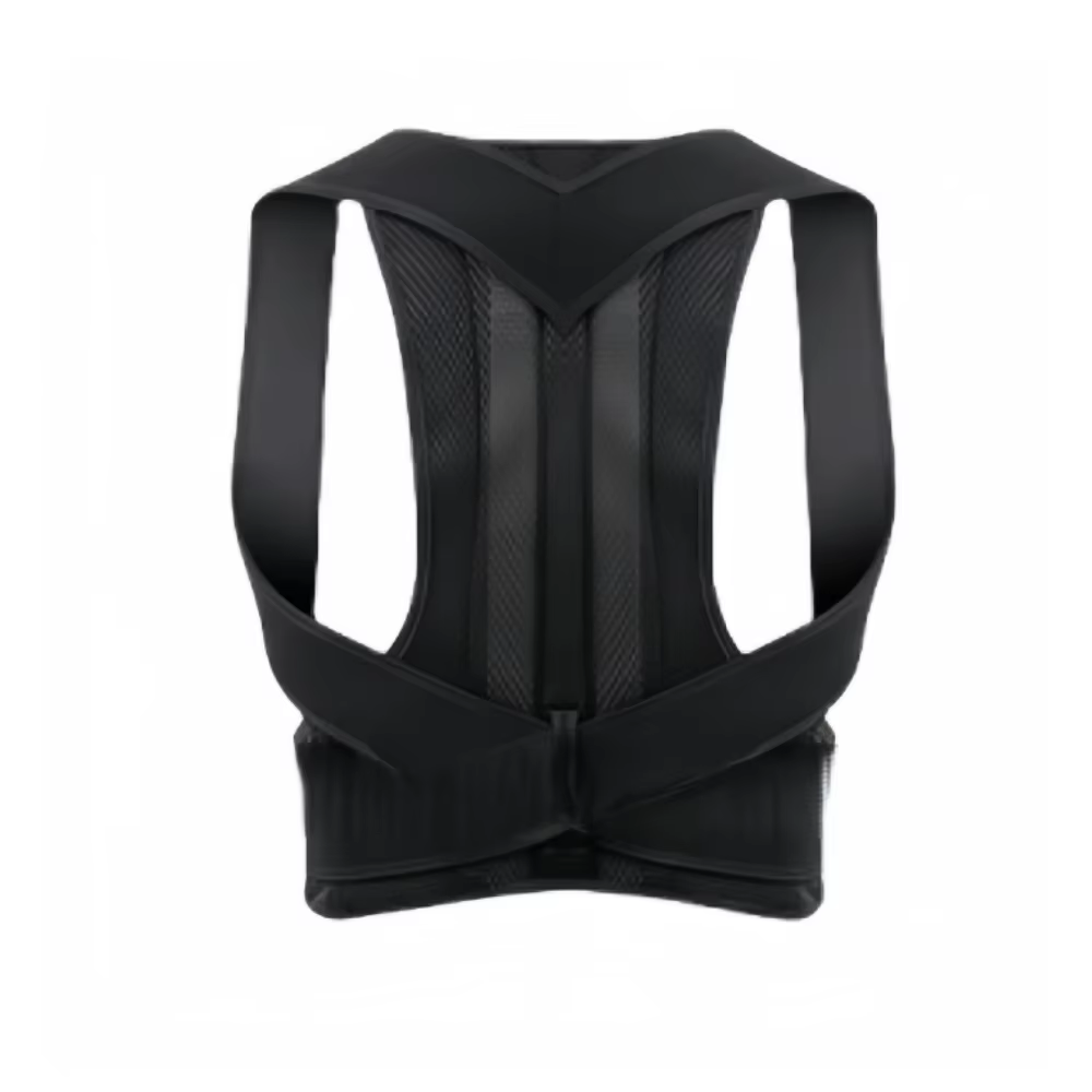 1 Ceinture de maintien lombaire renforcée, correcteur de posture, gilet réglable, sangle de soutien 