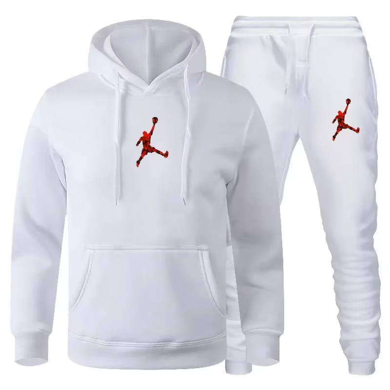 Ensemble de vêtements de sport pour hommes, jogging, Fitness, sweat-shirt à manches longues + pantal