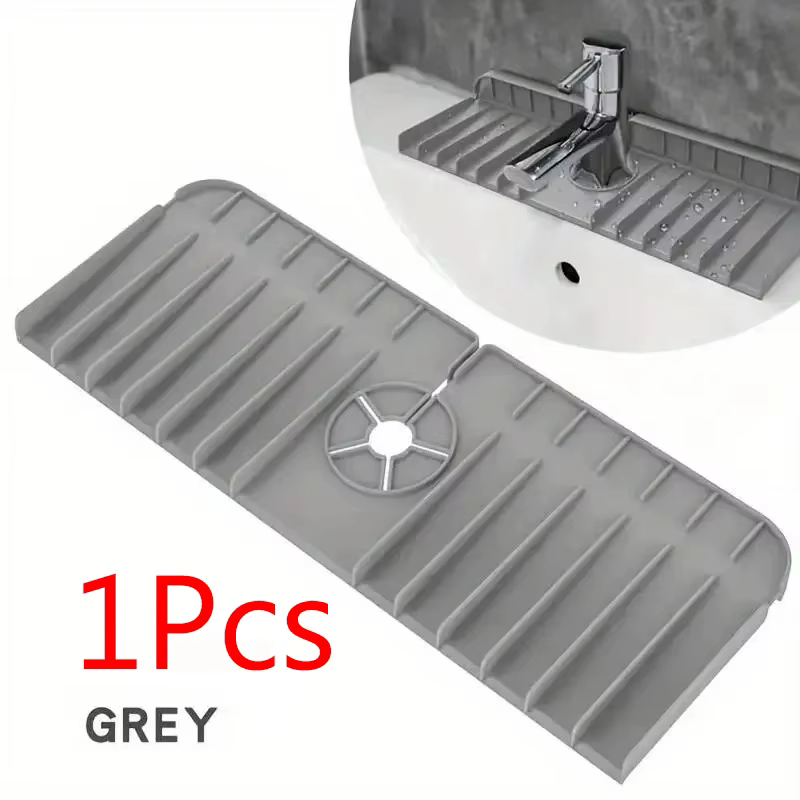 Tapis de robinet en Silicone, porte-éponge à savon, évier de cuisine, tapis de séchage de comptoir, 