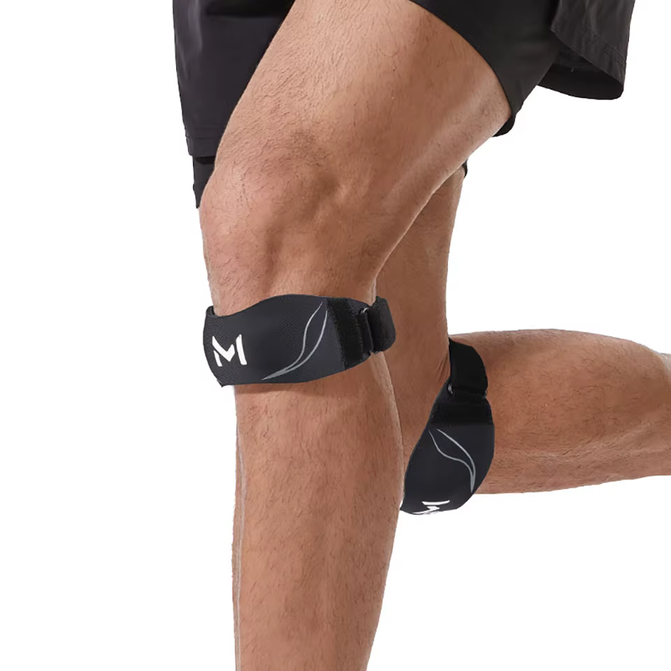 GTUBIKE 1 pièces attelle stabilisatrice de rotule réglable pour soulager la douleur au genou tendini