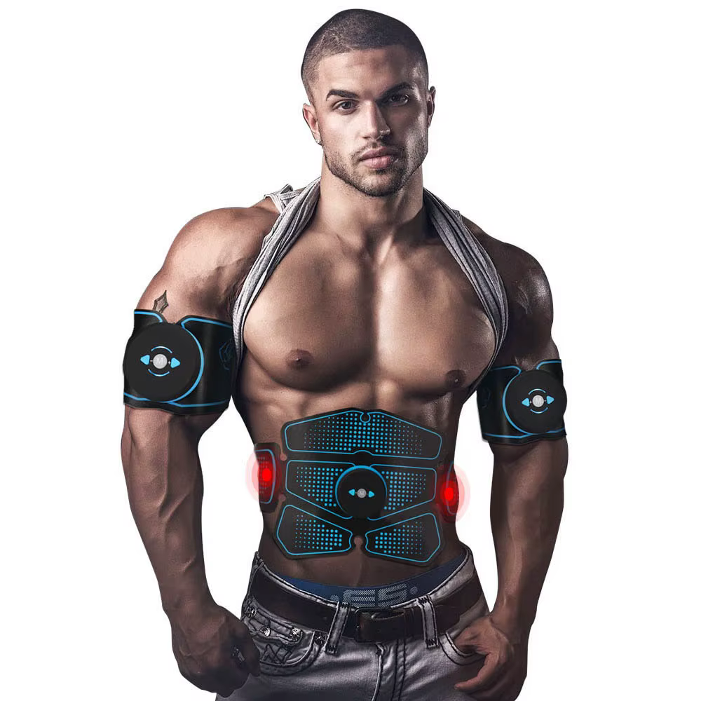 Stimulateur musculaire Abdominal EMS Abs, équipement d'entraînement physique, électrostimulateur mus