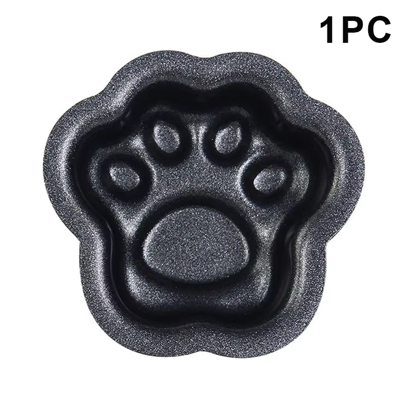 ♥ Moules de cuisson Paw Print – Mini moules à gâteaux antiadhésifs pour la fabrication de biscuits, 