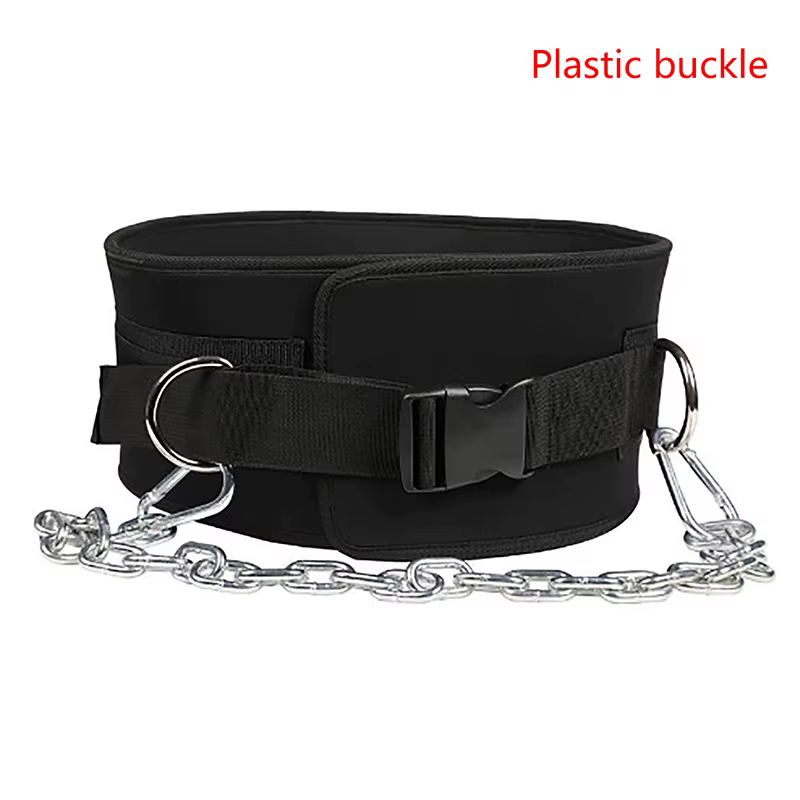 Ceinture de trempage d'haltérophilie de qualité entraînement avec chaîne en métal pour les exercices