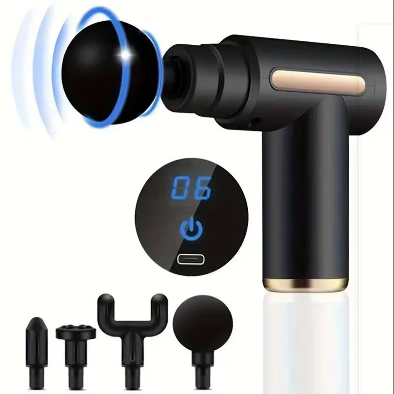 Pistolet de Massage électrique à 30 niveaux, appareil de relaxation musculaire profonde du Fascia, é