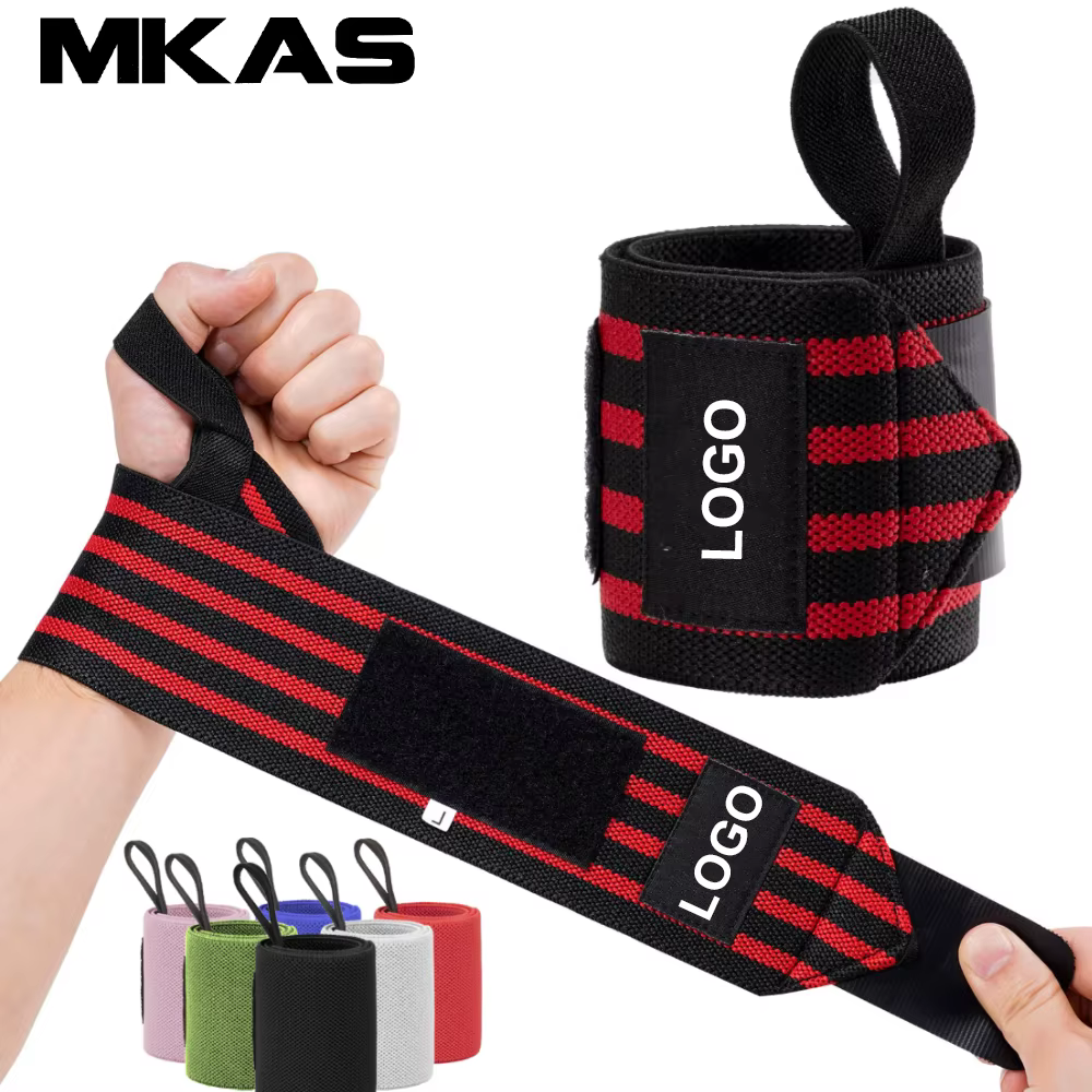 1 paire de bracelets de soutien du poignet, sangles de musculation supplémentaires, bandages de poig