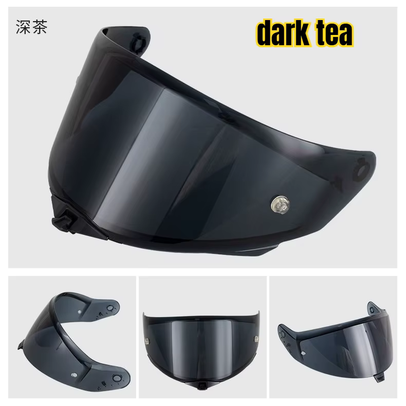 Visière de casque pour moto KYT TT REVO, lunettes de casque détachables, lentille de casque de moto,