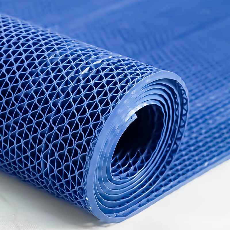 Tapis de salle de bain, Drainage antidérapant, zone de salle de bain résistante à l'humidité, porte,