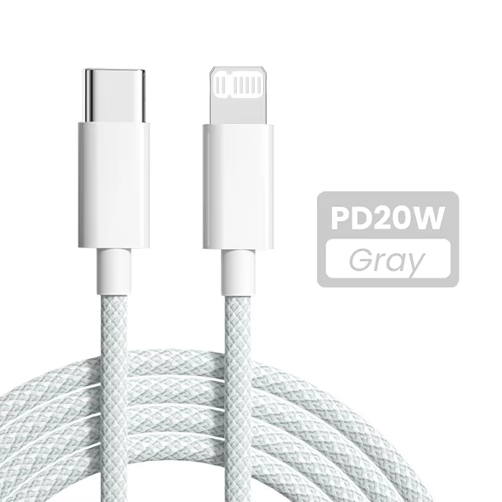 Câble USB C pour iPhone 14 13 12 11 Pro Max Mini XS XR iPad PD 20W cordon de données de charge rapid