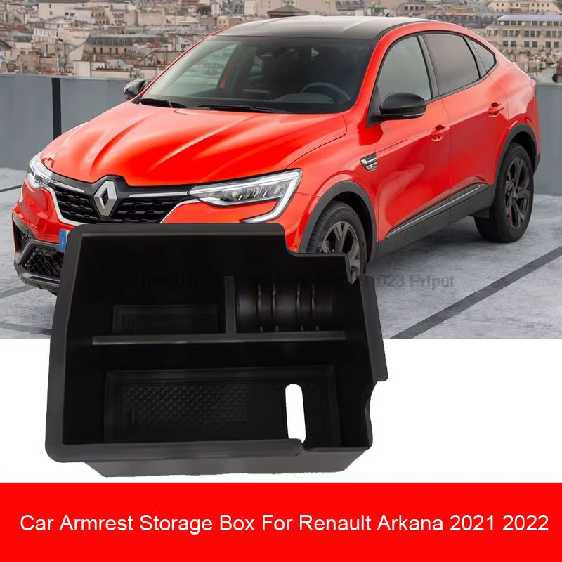 Boîte de rangement d'accoudoir de voiture, pour Renault Arkana 2021 2022, conteneur de commande cent
