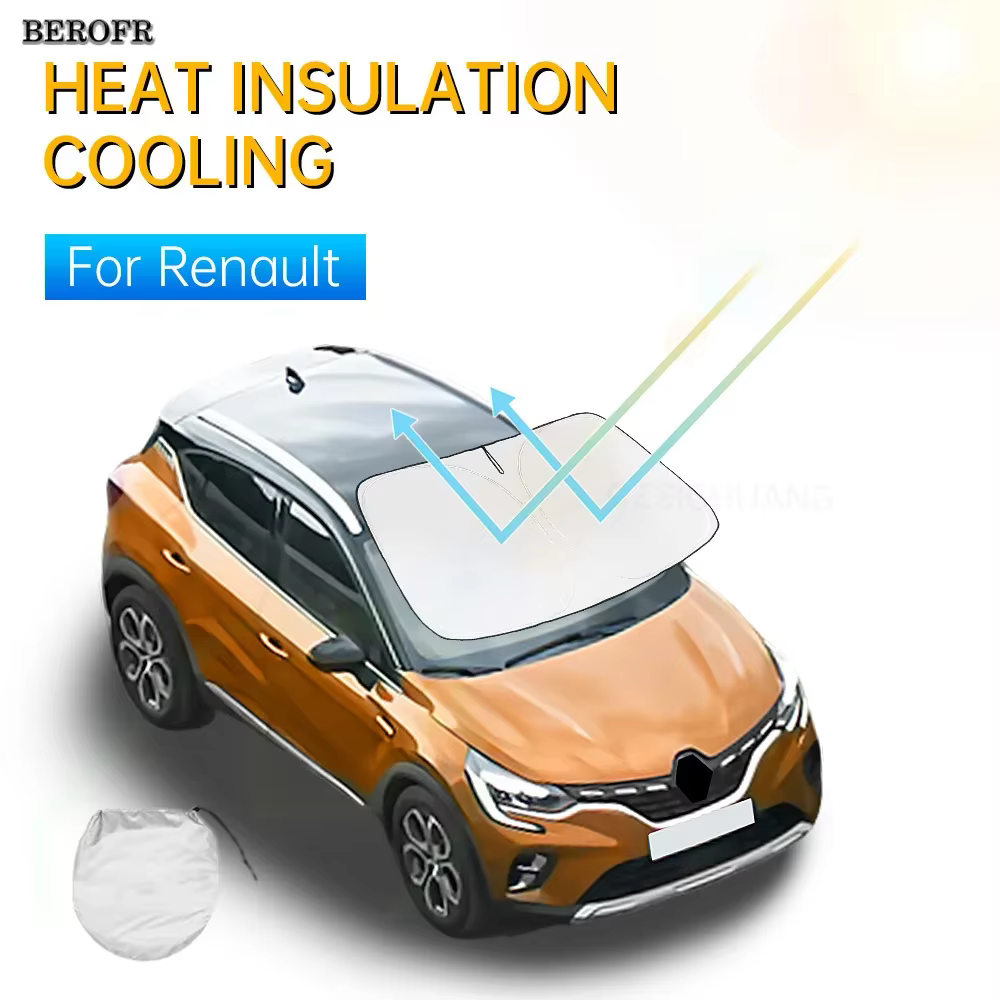 Pare-soleil pour voiture, couverture de pare-brise avant, visière pare-soleil pour Renault Espace Ar