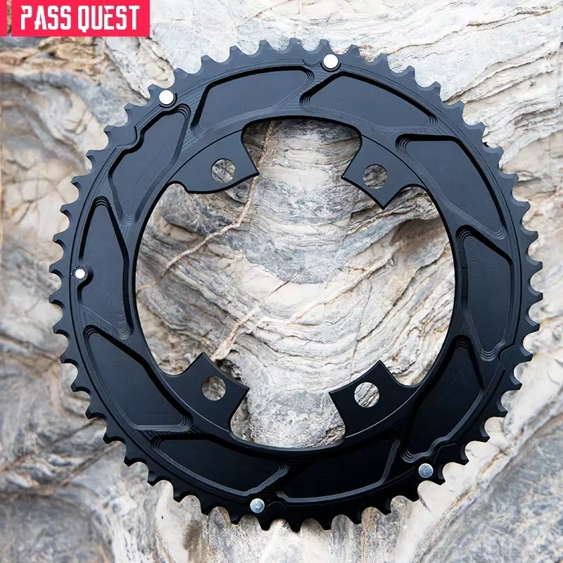 PASS QUEST 110bcd plateau pour Shimano 105 R7000 R8000 110 bcd Double anneau de chaîne de route 46/3
