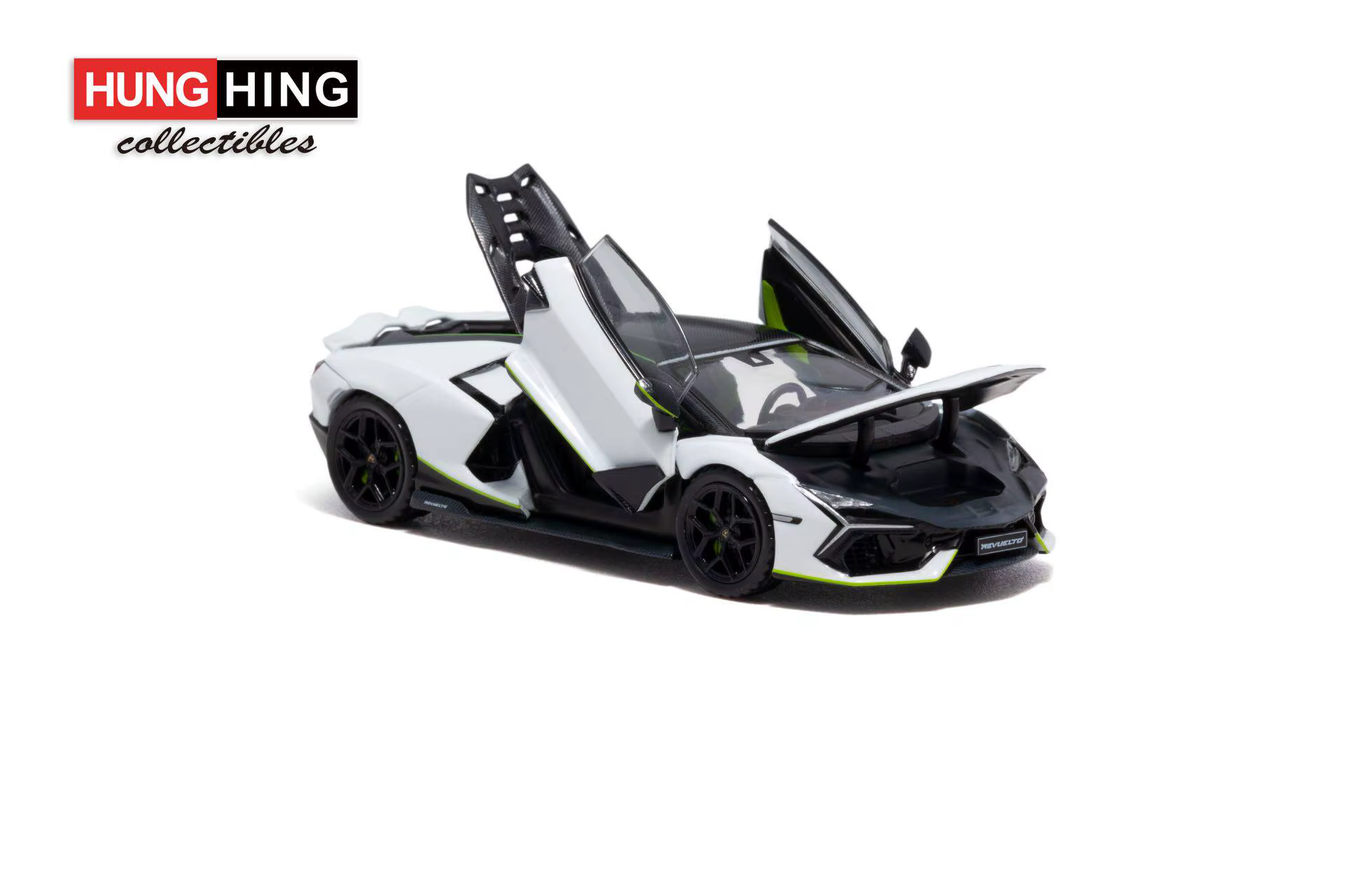 HH 1:64 Lamborghini Revuelto - Modèle de voiture réduit réaliste en alliage, pour les jouets des gar
