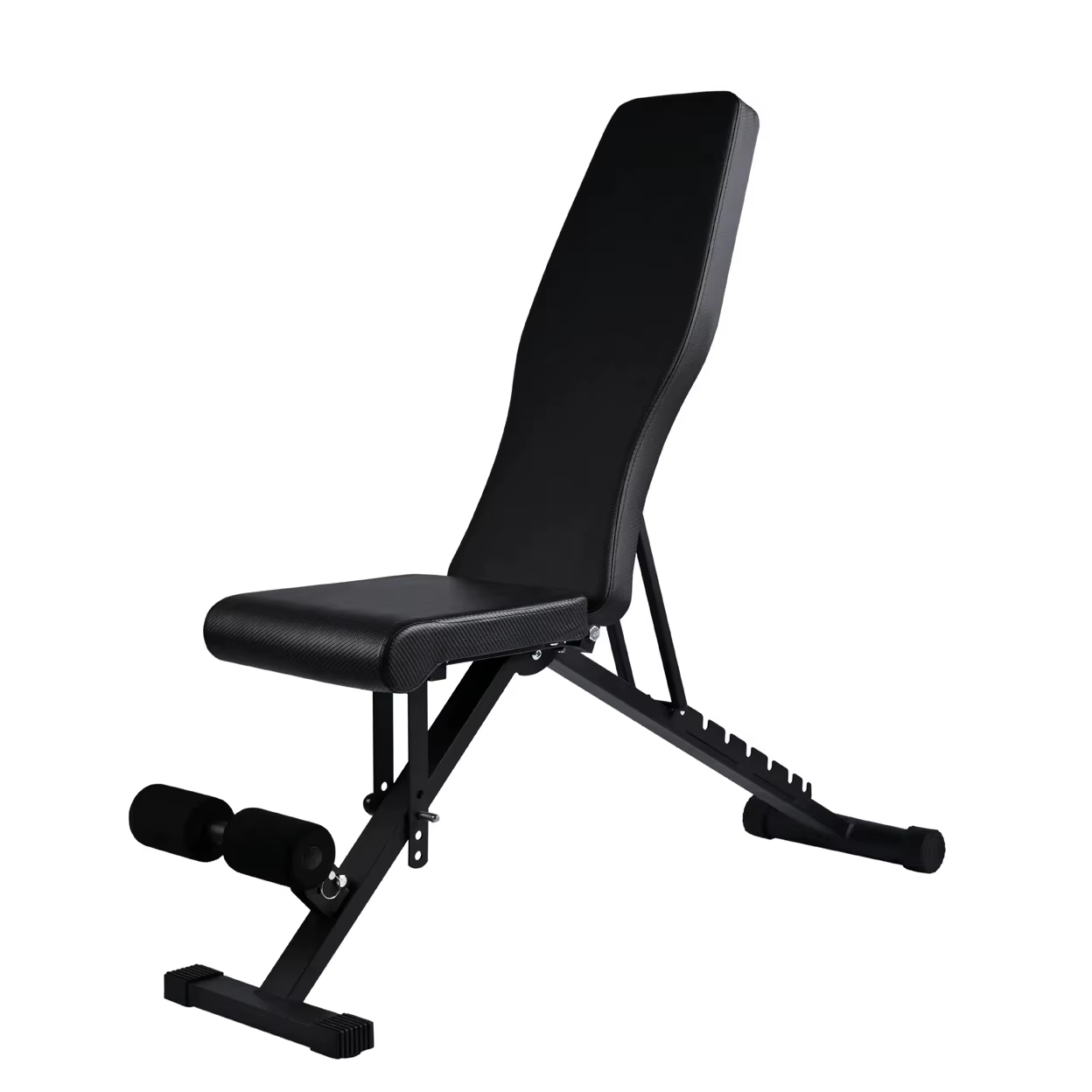Banc de musculation noir réglable pliable abdominal multifonctionnel gymnase entraînement à domicile