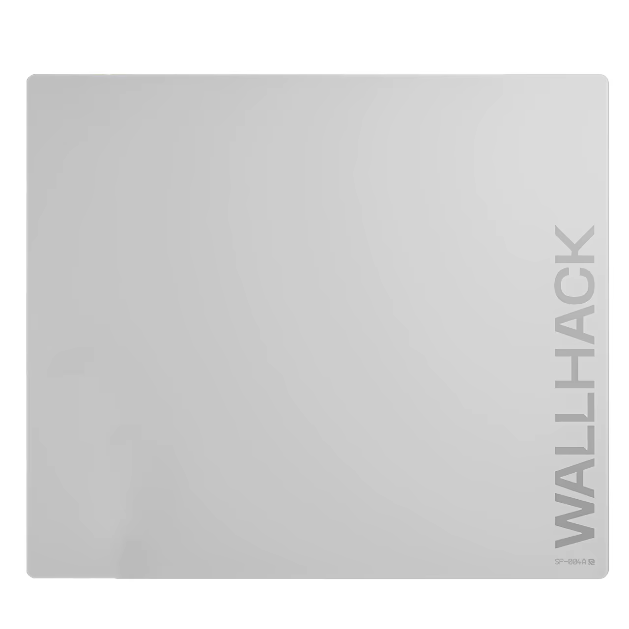 W-WALLHACK SP004 Tapis de souris en verre trempé noir et blanc, tapis de bureau pour e-sport, tapis 