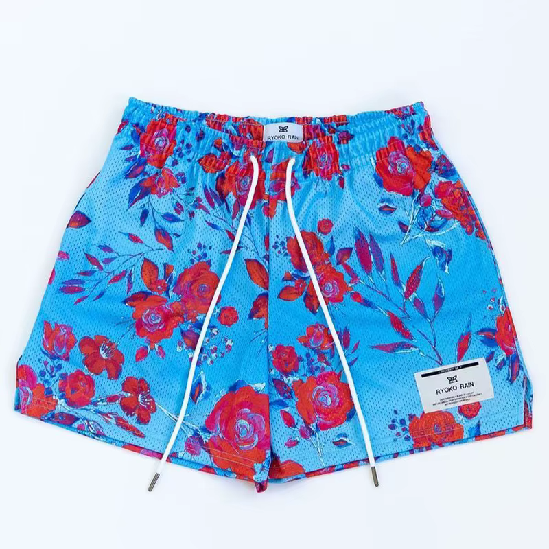 Nouveaux shorts d'été pour hommes et femmes, mode plage bord de mer, shorts de sport en maille, pant