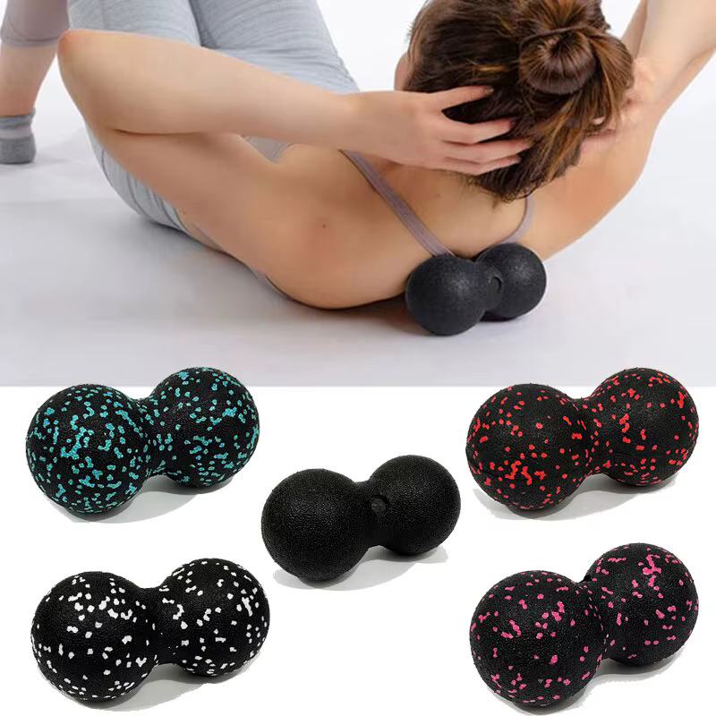 EPP Peanut IkBody Énergie Fascia Ball, Yoga Foam Night, Haute Densité, Muscle Relaxation Lacrosse Ex