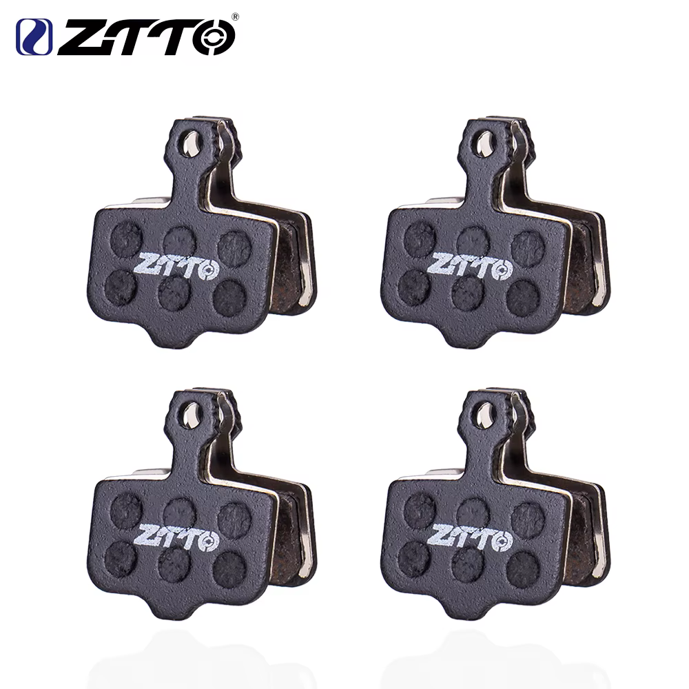 ZTTO 4 paires vtt vélo semi-métallique entièrement métallique plaquettes de frein à disque VTT plaqu